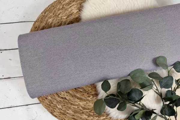 Jersey Stoff mit 1mm schmalen Streifen in verschiedenen Farben – Öko-Tex 100 – Bild 11